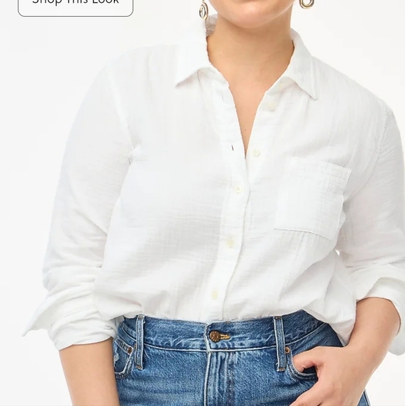J Crew Gauze button-up shirt, NWT - Picture 4 of 8